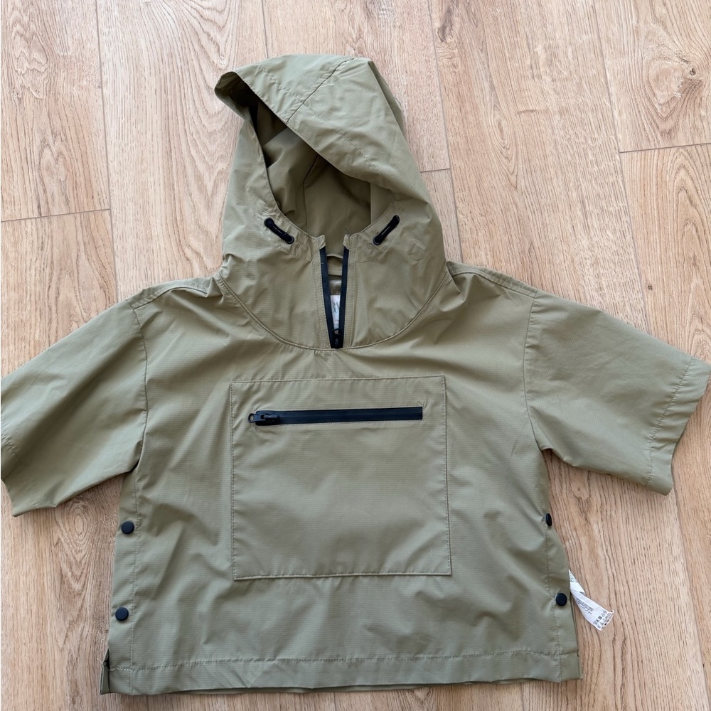 Zara Kids Khaki Hooded Raincoat